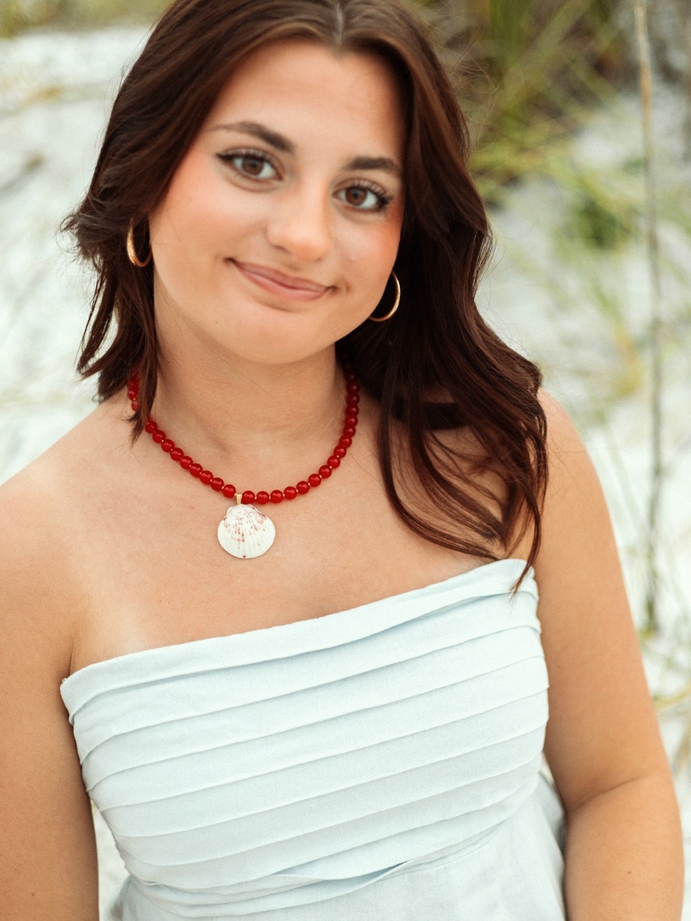 Handmade Beaded Shell Necklaces - Picture 3 of 4